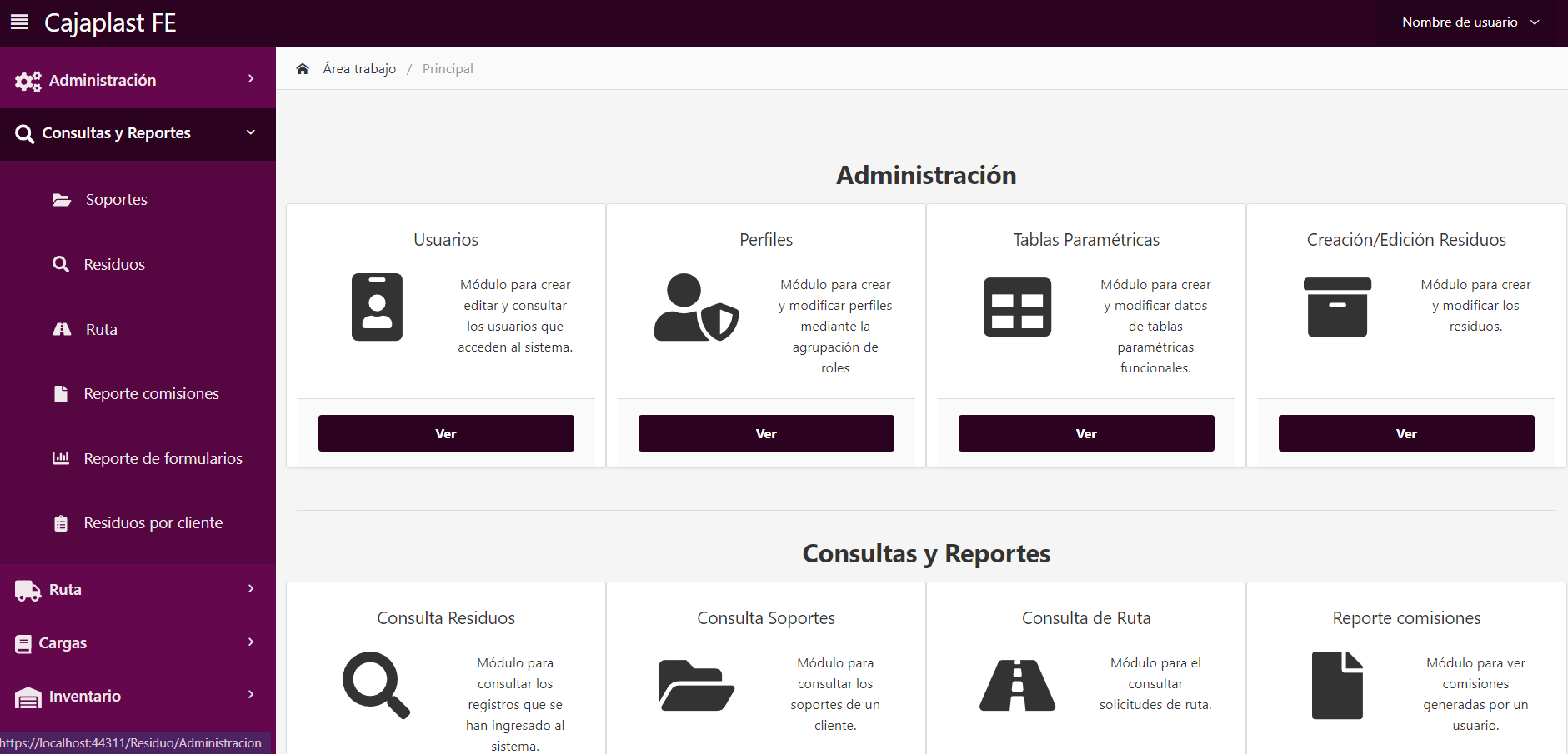 Flota de servicios